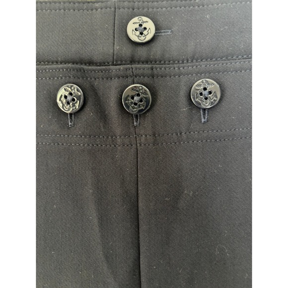 NWT Lauren Ralph Lauren Sailor Nautical Trouser Pant Wide Leg Navy Blue Size 12 - Picture 3 of 7